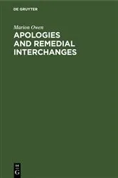 Book cover of Apologies and Remedial Interchanges by Marion Owen