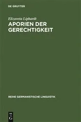 Book cover of Aporien der Gerechtigkeit by Elizaveta Liphardt