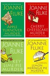 Book cover of Apple Turnover Murder Bundle with Key Lime Pie Murder, Cherry Cheesecake Murder, and Lemon Meringue Pie Murder by Joanne Fluke