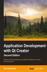 Book cover of Application Development with Qt Creator by Ray Rischpater