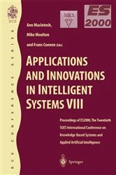 Book cover of Applications and Innovations in Intelligent Systems VIII by Ann Macintosh