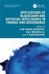 Book cover of Applications of Blockchain and Artificial Intelligence in Finance and Governance by A M Viswa Bharathy