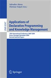 Book cover of Applications of Declarative Programming and Knowledge Management by Salvador Abreu