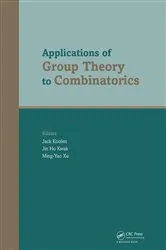Book cover of Applications of Group Theory to Combinatorics by Jack Koolen
