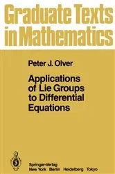 Book cover of Applications of Lie Groups to Differential Equations by Unknown