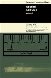 Book cover of Applied Calculus by D. J. Bell