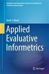 Book cover of Applied Evaluative Informetrics by Henk F. Moed
