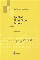 Book cover of Applied Finite Group Actions (2nd ed.) by Adalbert Kerber