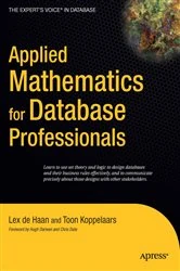 Book cover of Applied Mathematics for Database Professionals by Lex deHaan
