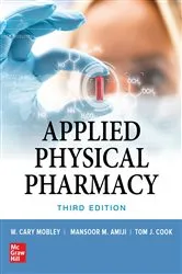 Book cover of Applied Physical Pharmacy, Third Edition (3rd ed.) by Mansoor Amiji