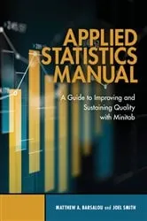 Book cover of Applied Statistics Manual by Matthew A. Barsalou