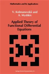 Book cover of Applied Theory of Functional Differential Equations by Unknown