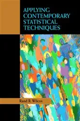 Book cover of Applying Contemporary Statistical Techniques by Rand R. Wilcox