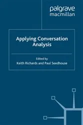 Book cover of Applying Conversation Analysis by Unknown