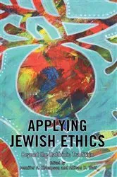 Book cover of Applying Jewish Ethics by Jennifer A. Thompson