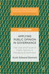 Book cover of Applying Public Opinion in Governance by Scott Edward Bennett