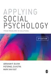 Book cover of Applying Social Psychology (3rd ed.) by Abraham P Buunk