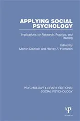 Book cover of Applying Social Psychology by Morton Deutsch