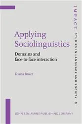 Book cover of Applying Sociolinguistics by Diana Boxer
