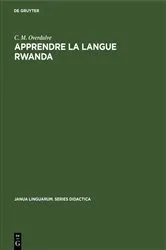 Book cover of Apprendre la langue Rwanda by Unknown