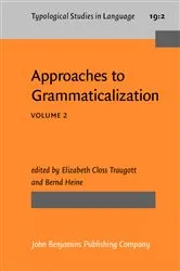 Book cover of Approaches to Grammaticalization by Unknown
