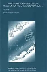 Book cover of Approaches to Material Culture by David R. Brauner
