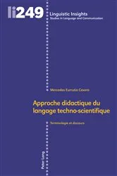 Book cover of Approche didactique du langage techno-scientifique by Maurizio Gotti