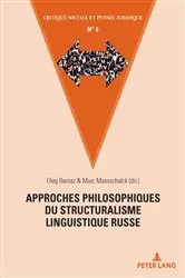 Book cover of Approches philosophiques du structuralisme linguistique russe by Marc Maesschalck