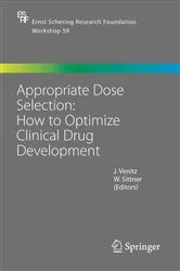 Book cover of Appropriate Dose Selection - How to Optimize Clinical Drug Development by J. Venitz