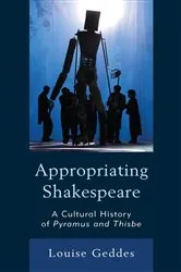 Book cover of Appropriating Shakespeare by Louise Geddes