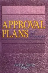 Book cover of Approval Plans by Linda S Katz