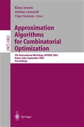 Book cover of Approximation Algorithms for Combinatorial Optimization by Klaus Jansen