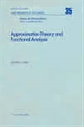 Book cover of Approximation Theory and Functional Analysis by Joao B. Prolla