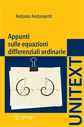 Book cover of Appunti sulle equazioni differenziali ordinarie by Antonio Ambrosetti