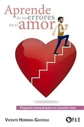Book cover of Aprende de tus errores en el amor by Vicente Herrera-Gayosso