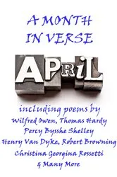 Book cover of April, A Month In Verse by Wilfred Owen