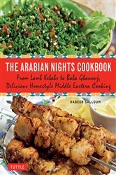 Book cover of Arabian Nights Cookbook by Habeeb Salloum