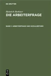 Book cover of Arbeiterfrage und Sozialreform (6th ed.) by Heinrich Herkner