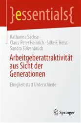 Book cover of Arbeitgeberattraktivität aus Sicht der Generationen by Katharina Sachse