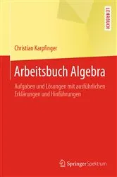 Book cover of Arbeitsbuch Algebra by Unknown