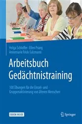 Book cover of Arbeitsbuch Gedächtnistraining by Helga Schloffer