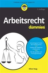 Book cover of Arbeitsrecht für Dummies (5th ed.) by Oliver Haag