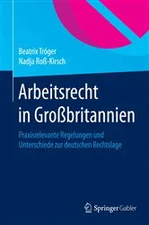 Book cover of Arbeitsrecht in Großbritannien by Beatrix Tröger