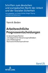 Book cover of Arbeitsrechtliche Prognoseentscheidungen by Gregor Thüsing