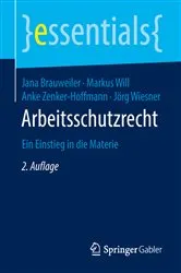 Book cover of Arbeitsschutzrecht (2nd ed.) by Jana Brauweiler