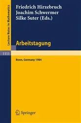 Book cover of Arbeitstagung Bonn 1984 by Friedrich Hirzebruch