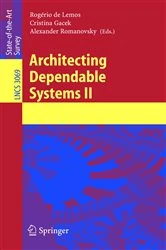 Book cover of Architecting Dependable Systems II by Rogério de Lemos