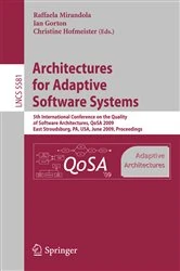 Book cover of Architectures for Adaptive Software Systems by Raffaela Mirandola