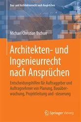 Book cover of Architekten- und Ingenieurrecht nach Ansprüchen by Unknown