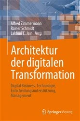 Book cover of Architektur der digitalen Transformation by Alfred Zimmermann